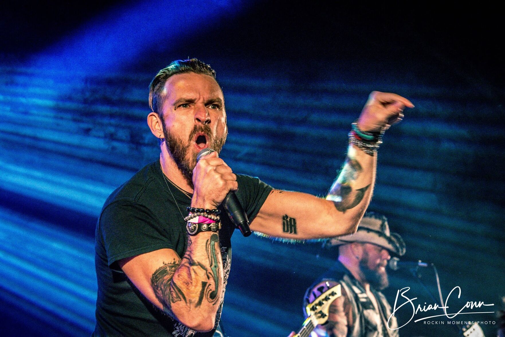 Saving Abel lead vocalist Scott Austin.